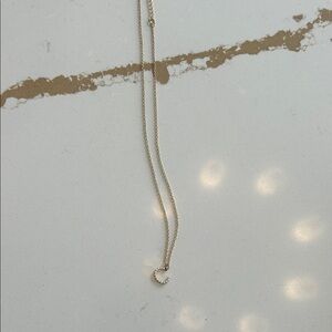 Gold “C” initial necklace